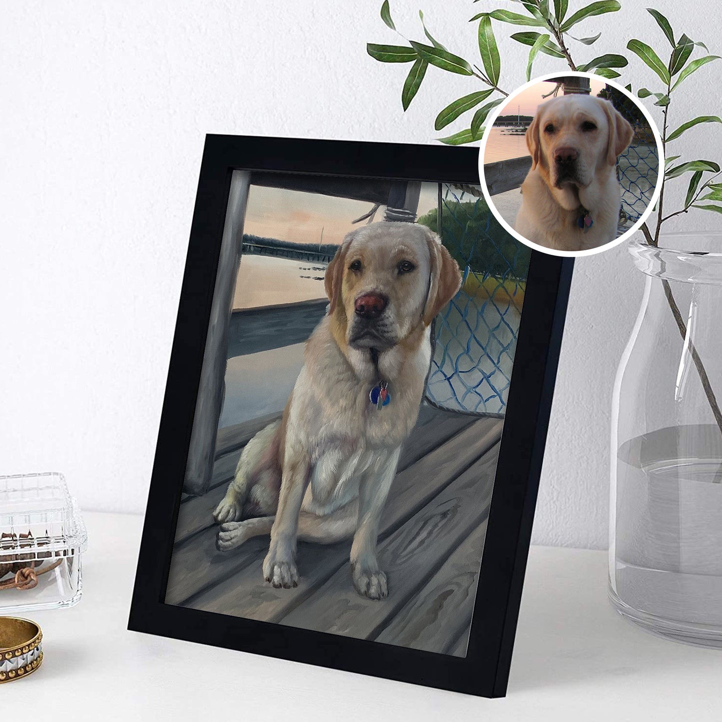 Custom Oil Painting Portrait - Pets