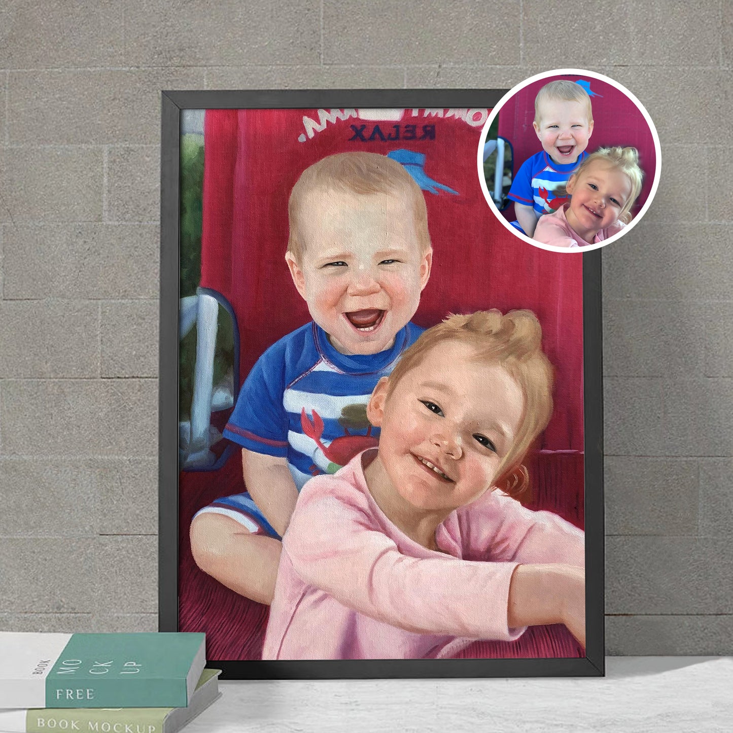 Custom Oil Painting Portrait - People