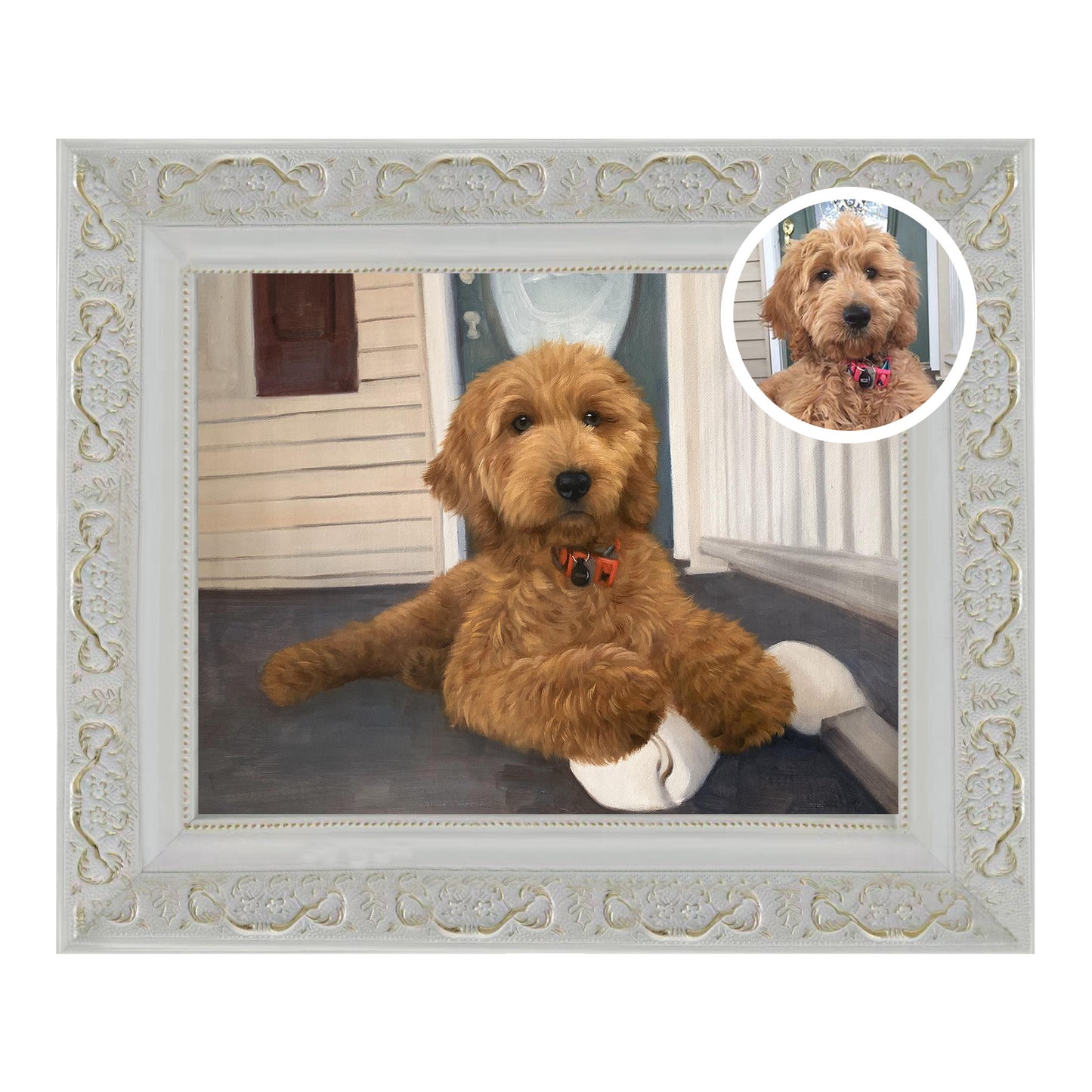 Custom Oil Painting Portrait - Pets
