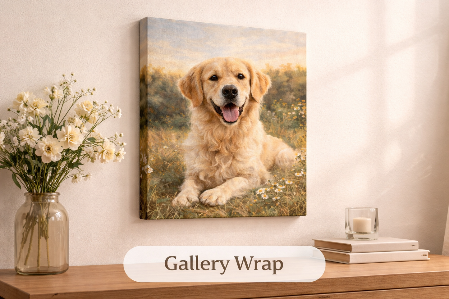 Custom Oil Painting Portrait - Pets